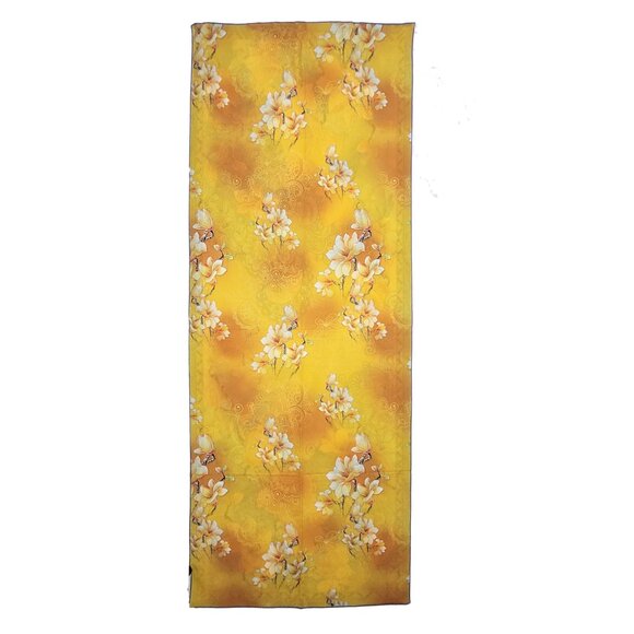 NWT Double-Sided Silk Scarf 27"x70" Long Rectangle Shawl Wrap 3313 - Picture 7 of 7